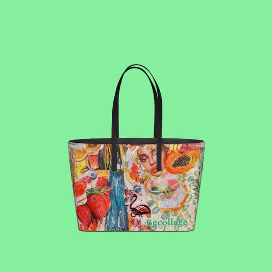 Becollage nappa leather Berry Tote