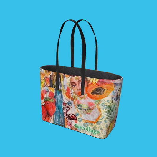Becollage nappa leather Berry Tote