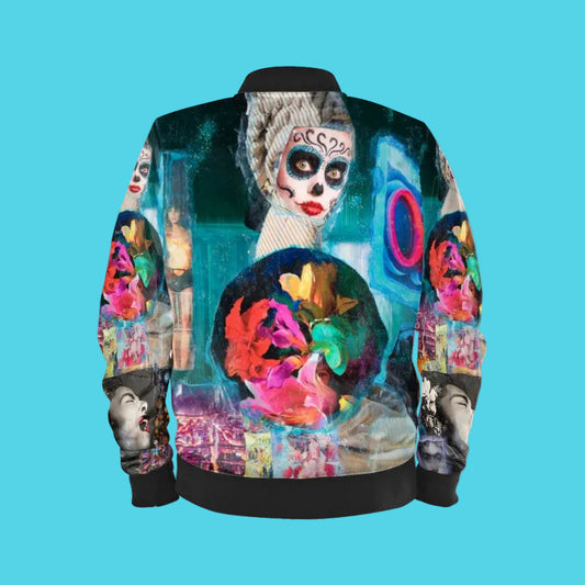 Becollage Bomber jacket Dial del muerte unisex