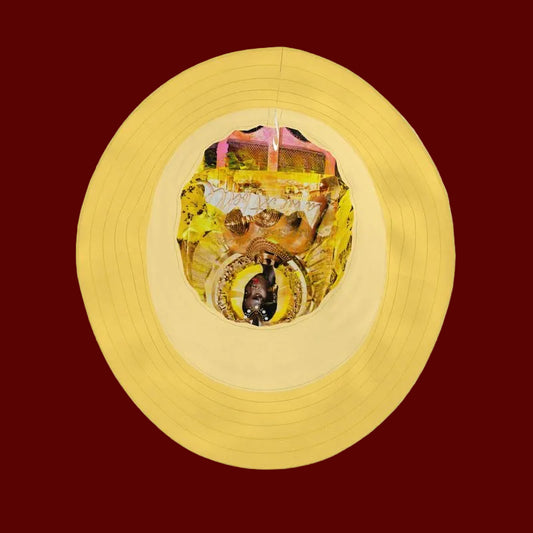 Becollage bucket hat yellow