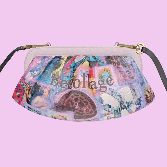 Becollage Girlie soft leather bag pleated