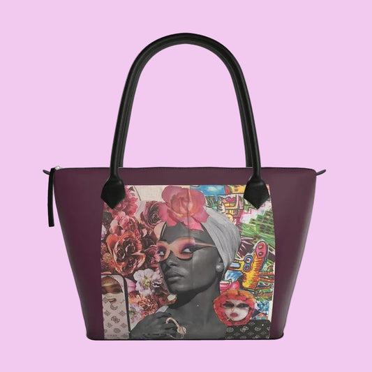 Designer tote back Carribean beauty
