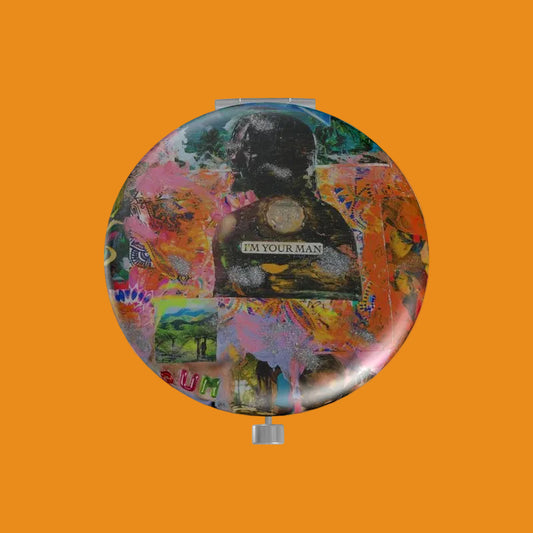 Becollage Metal compact mirror