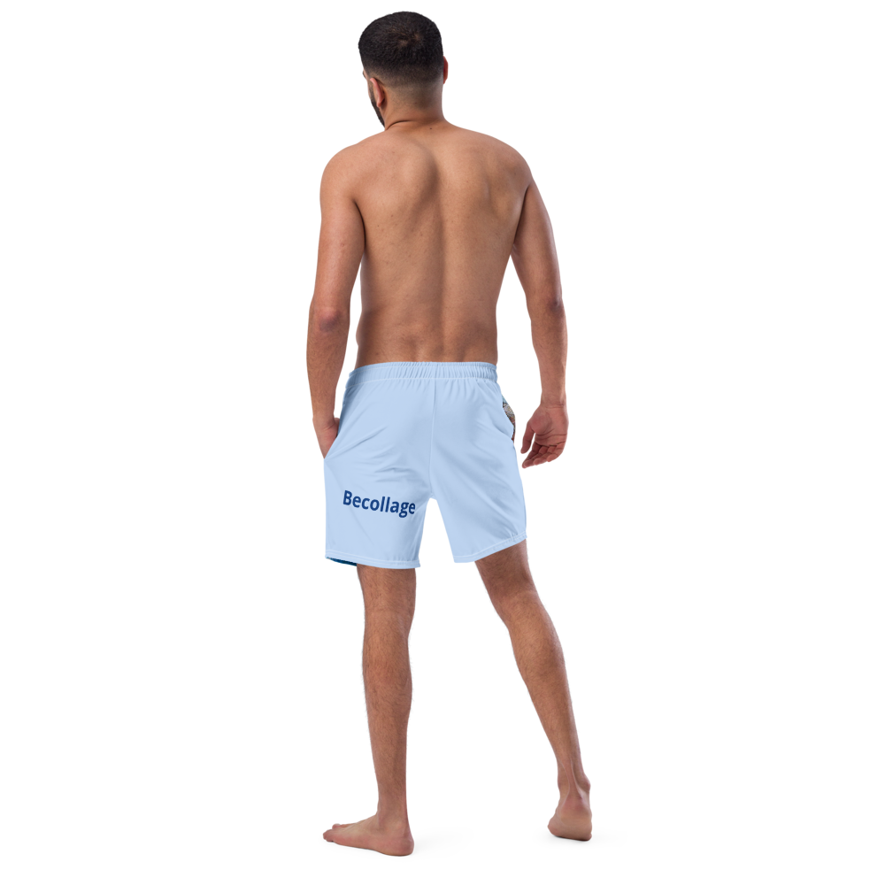 Becollage men Recycled Swim Trunks Dover Beach