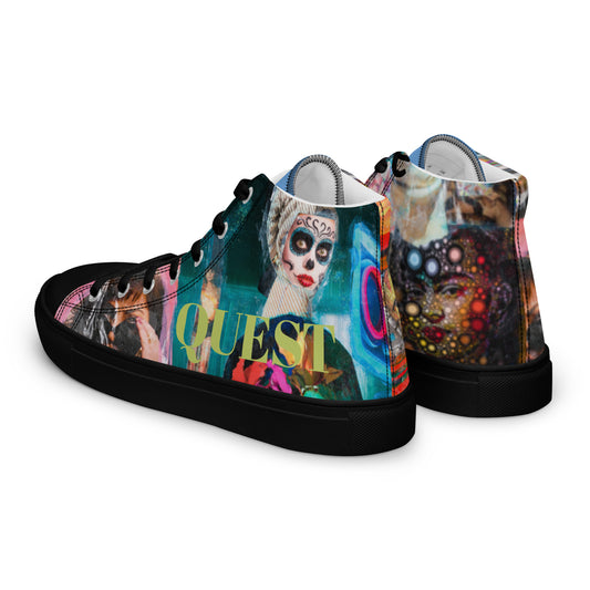 Men’s high top canvas shoes quest