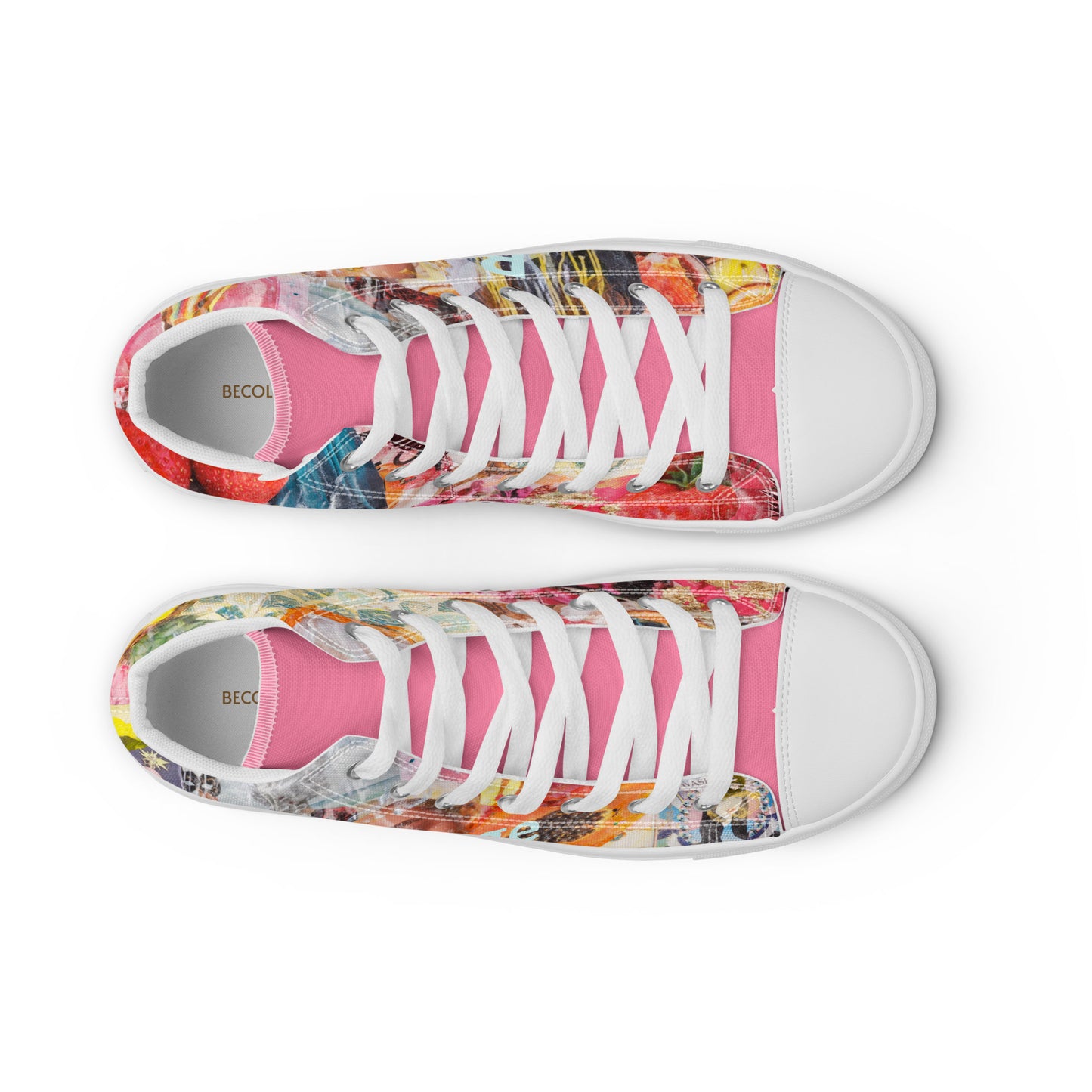 High-Top womens canvas sneakers