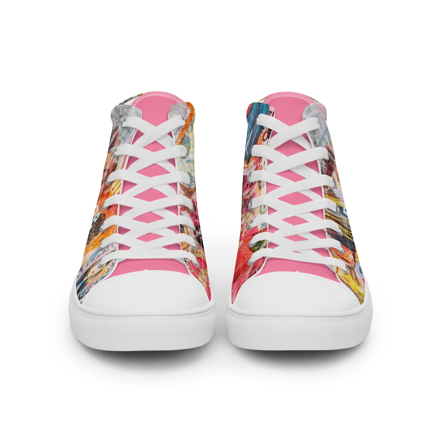High-Top womens canvas sneakers