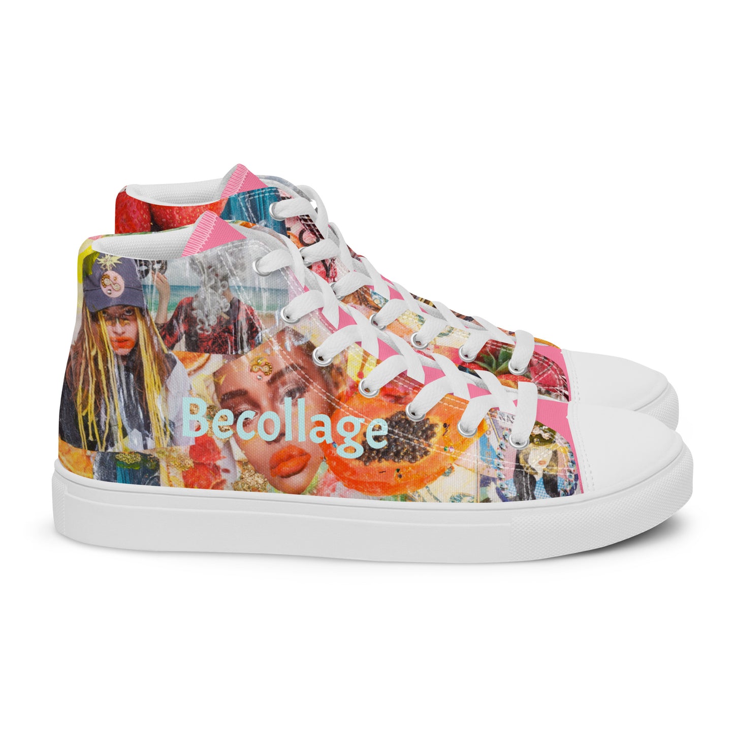 High-Top womens canvas sneakers