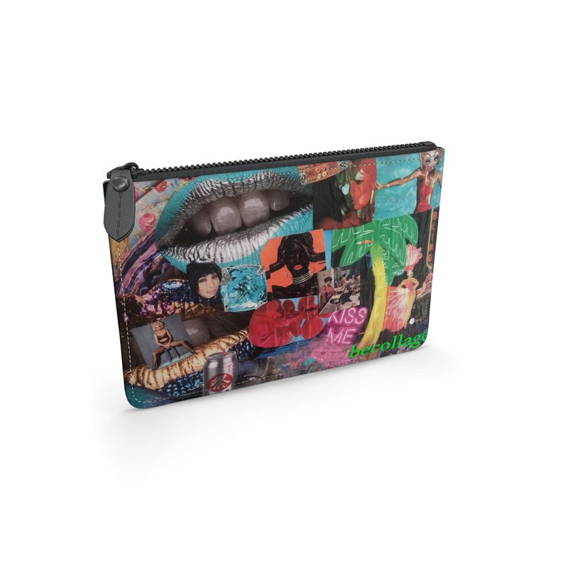 Becollage Make up leather pouch