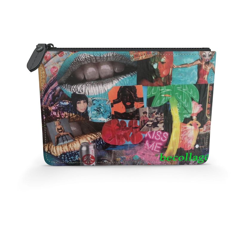 Becollage Make up leather pouch