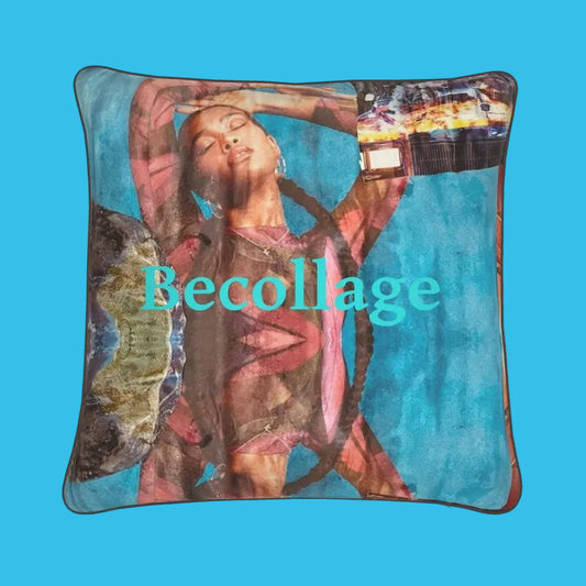 Becollage designer pilllow