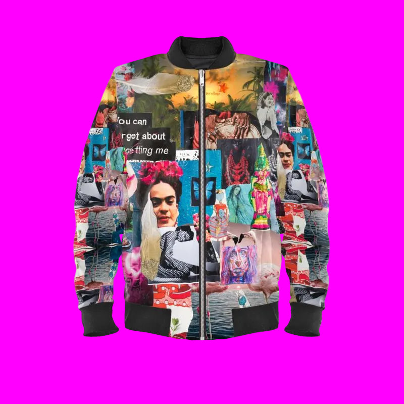 Designer Bomber jacket Frida meets Iggy
