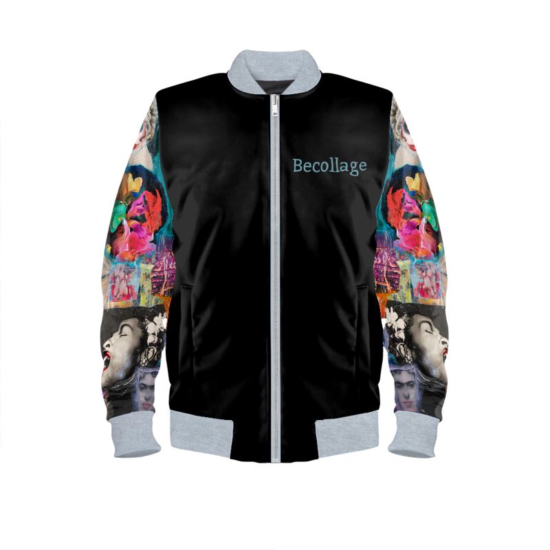 Becollage bomber jacket  stage celebrity
