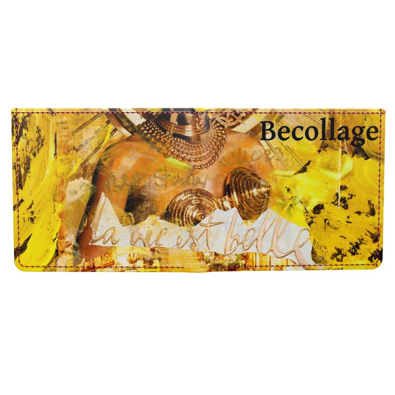 Becollage napa leather wallet men