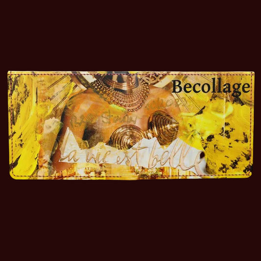 Becollage nappa leather wallet men