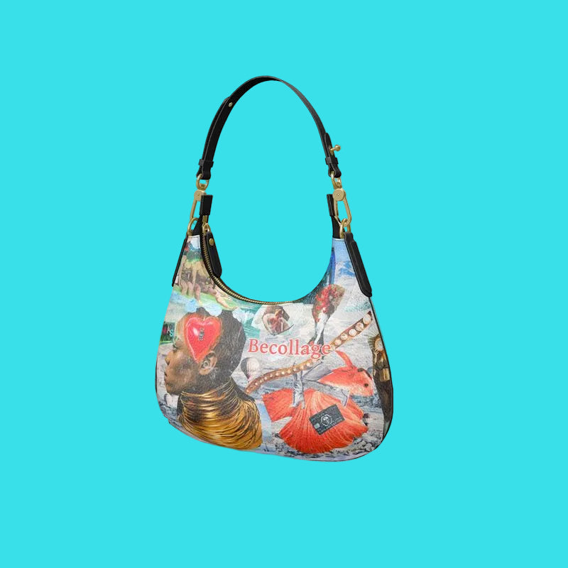 Becollage Mini leather Curve Bag
