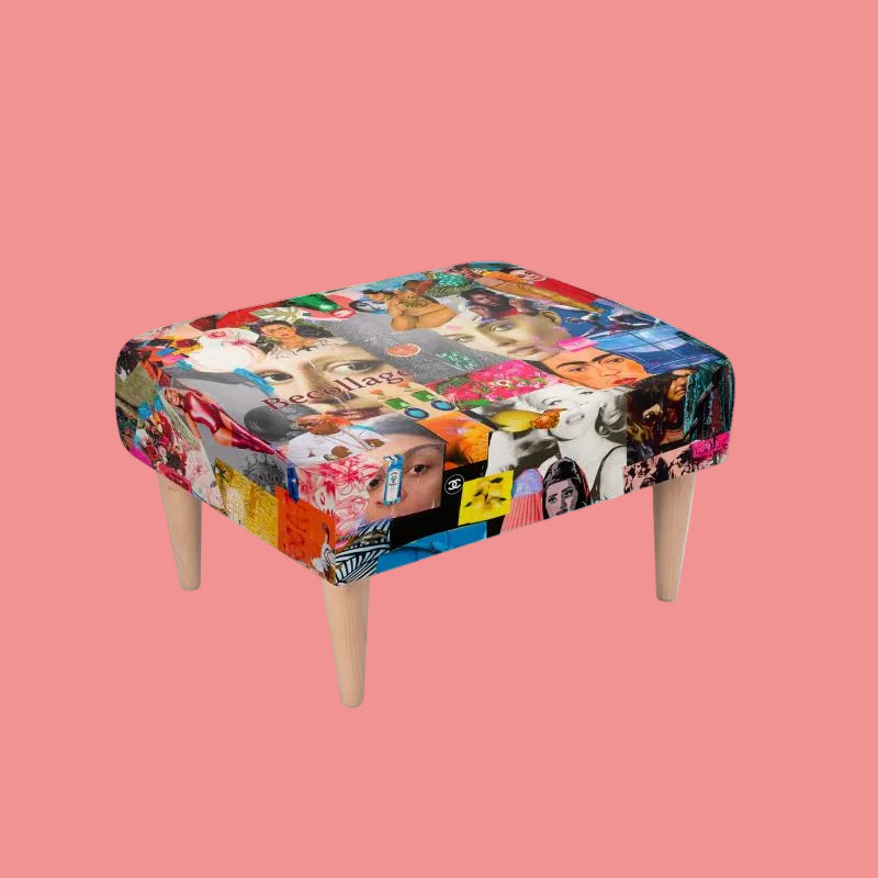 Becollage Footstool
