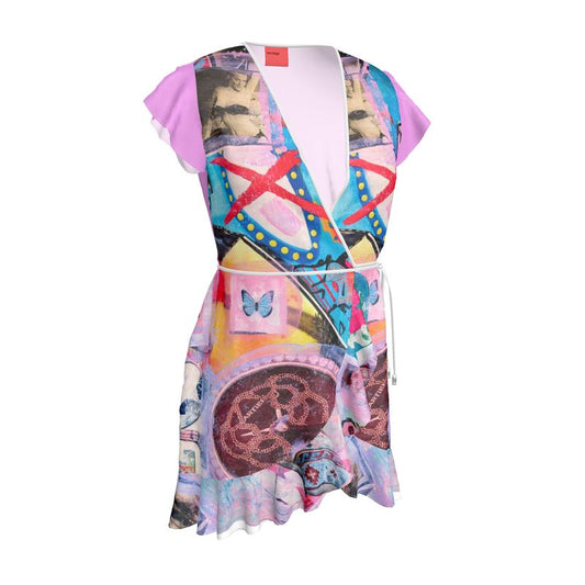 Becollage volant dress