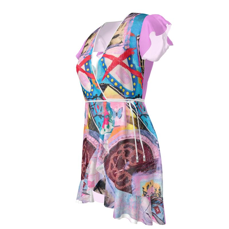 Becollage volant dress