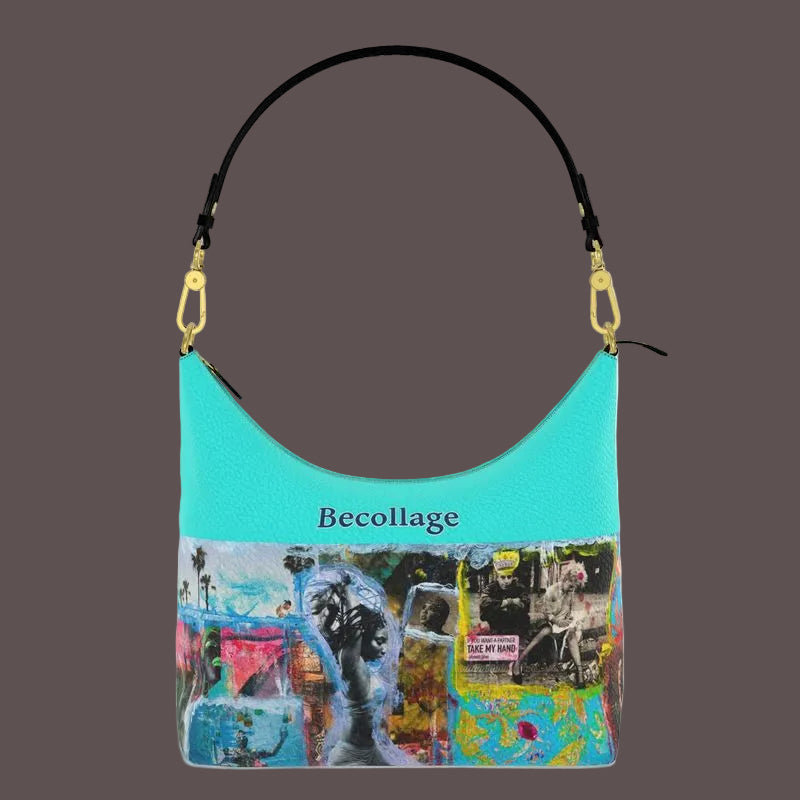 Becollage Hobo bag Peacock lagoon
