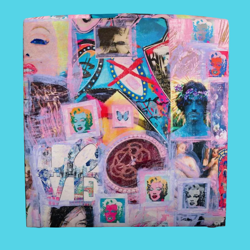 Becollage pouf