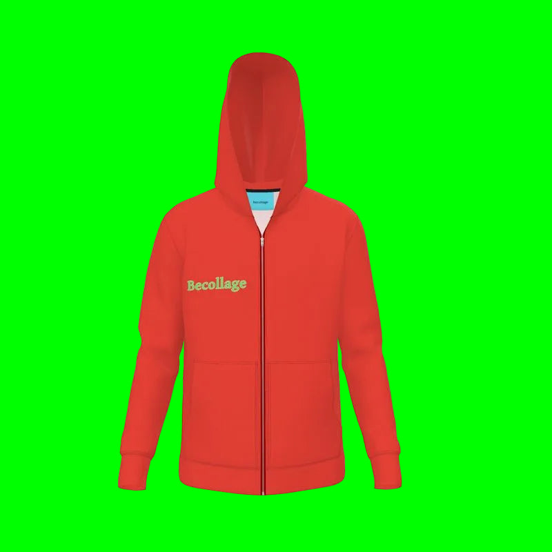 Becollage red hoodie