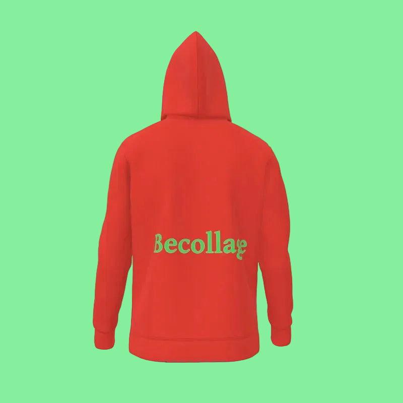 Becollage red hoodie
