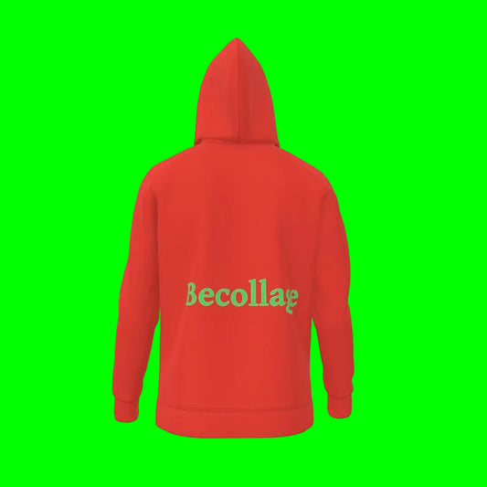 Becollage red hoodie
