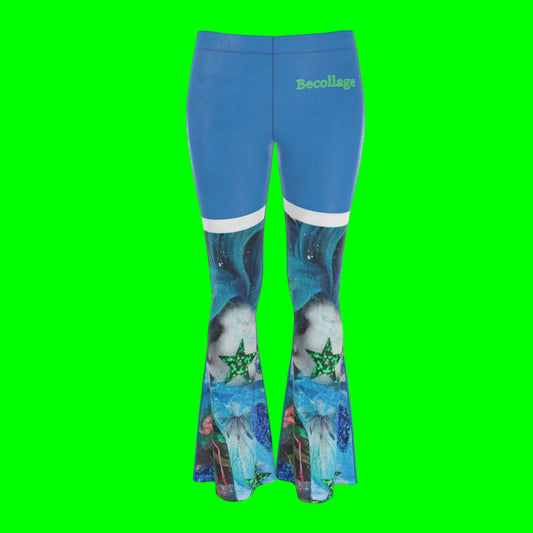 Becollage High Waisted Flared Leggings