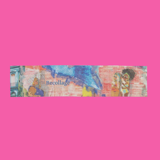 Becollage silk scarf