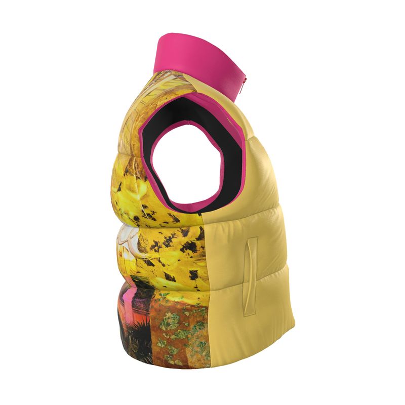Unisex Gilet Winter yellow Puffer vest