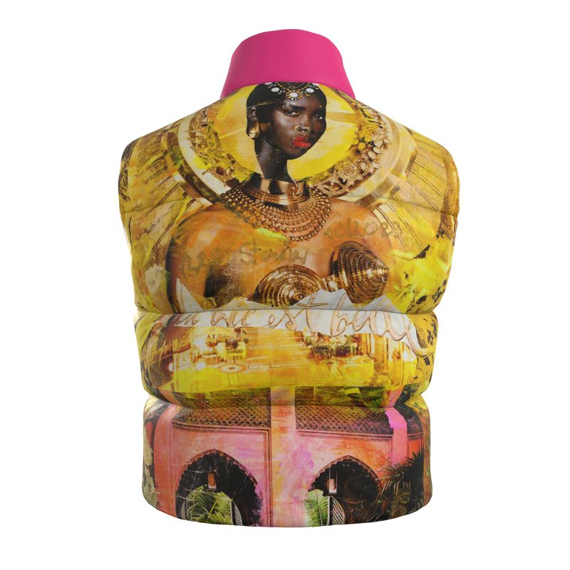 Unisex Gilet Winter yellow Puffer vest