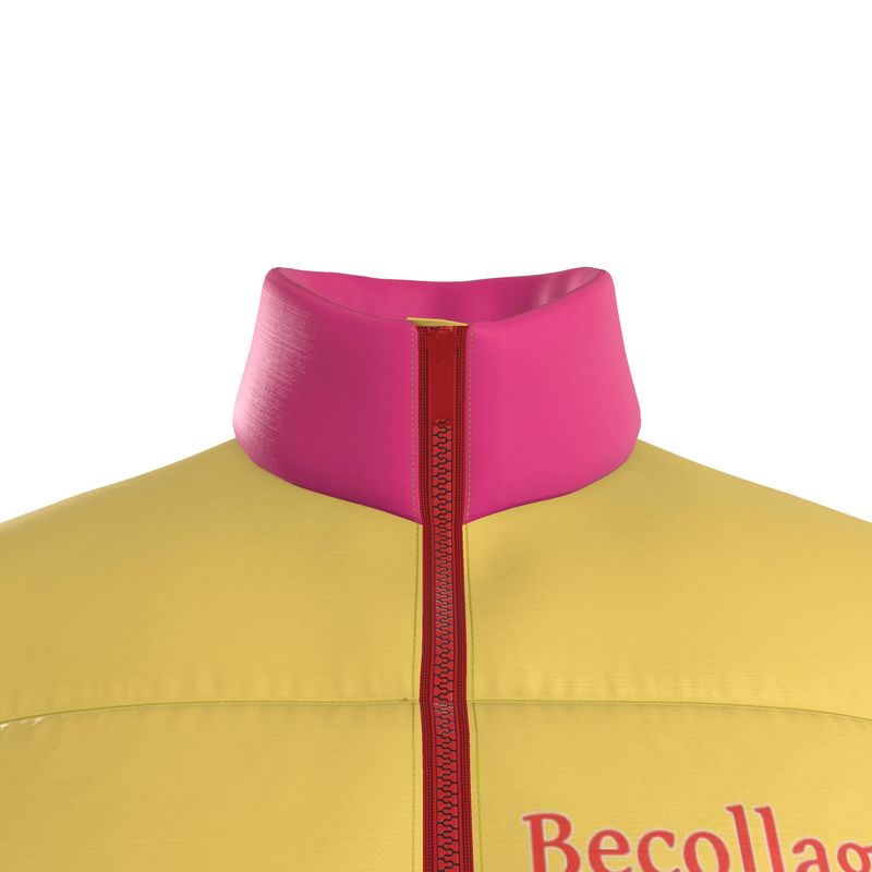Unisex Gilet Winter yellow Puffer vest