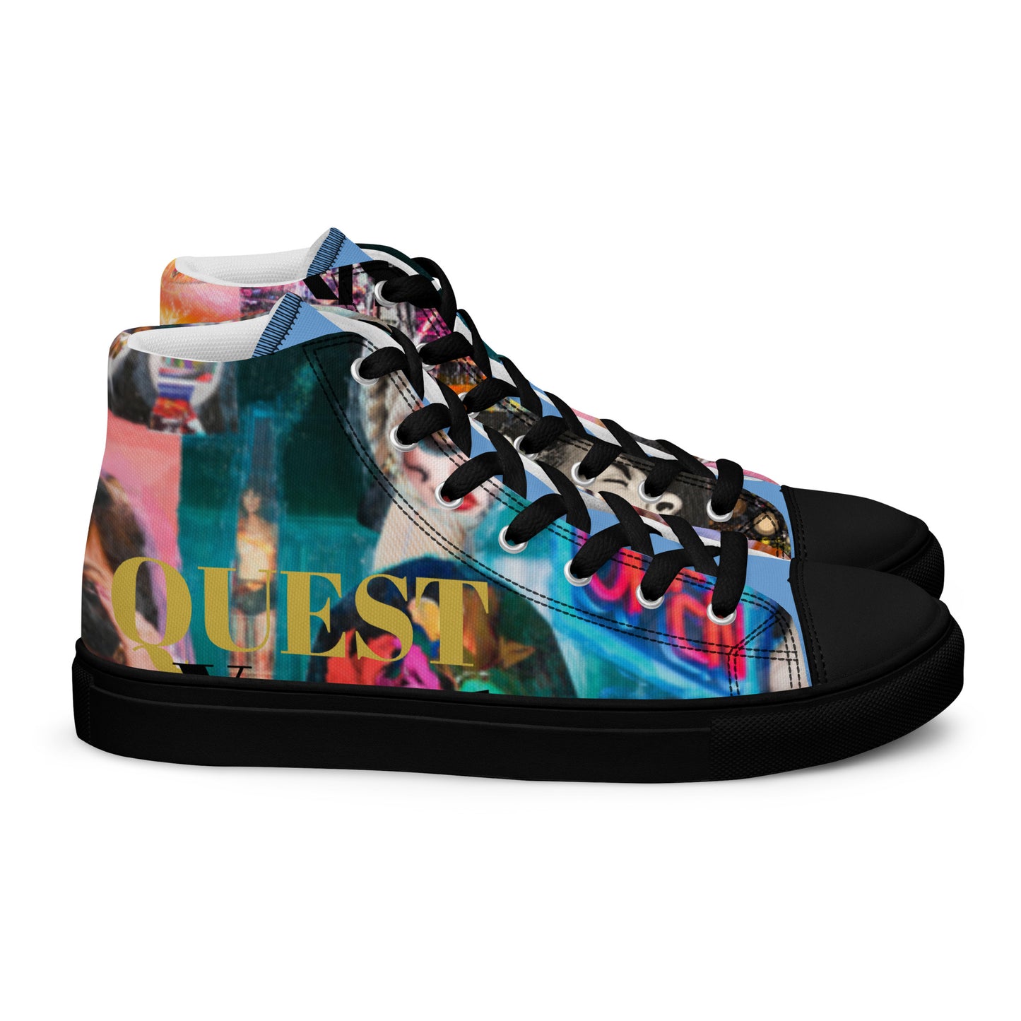 Men’s high top canvas shoes