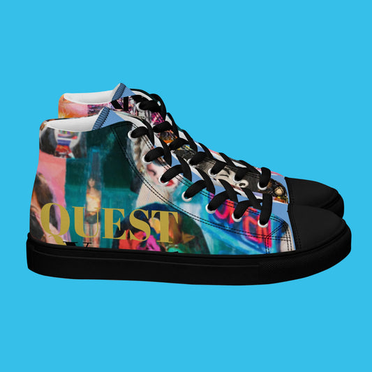 Men’s high top canvas shoes quest