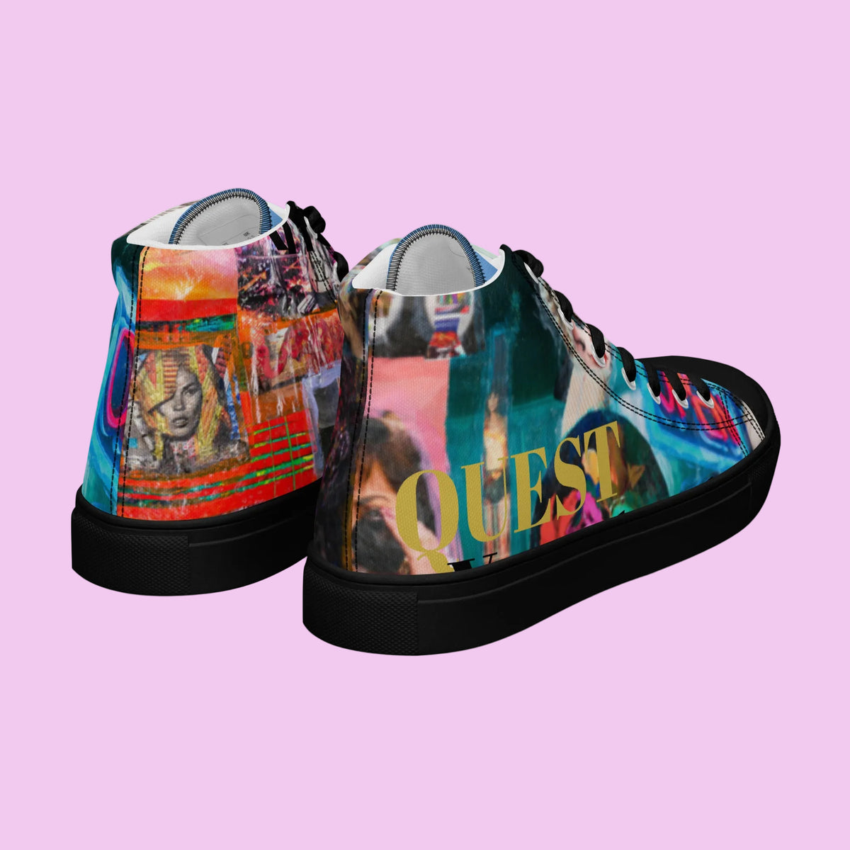 Men’s high top canvas shoes quest