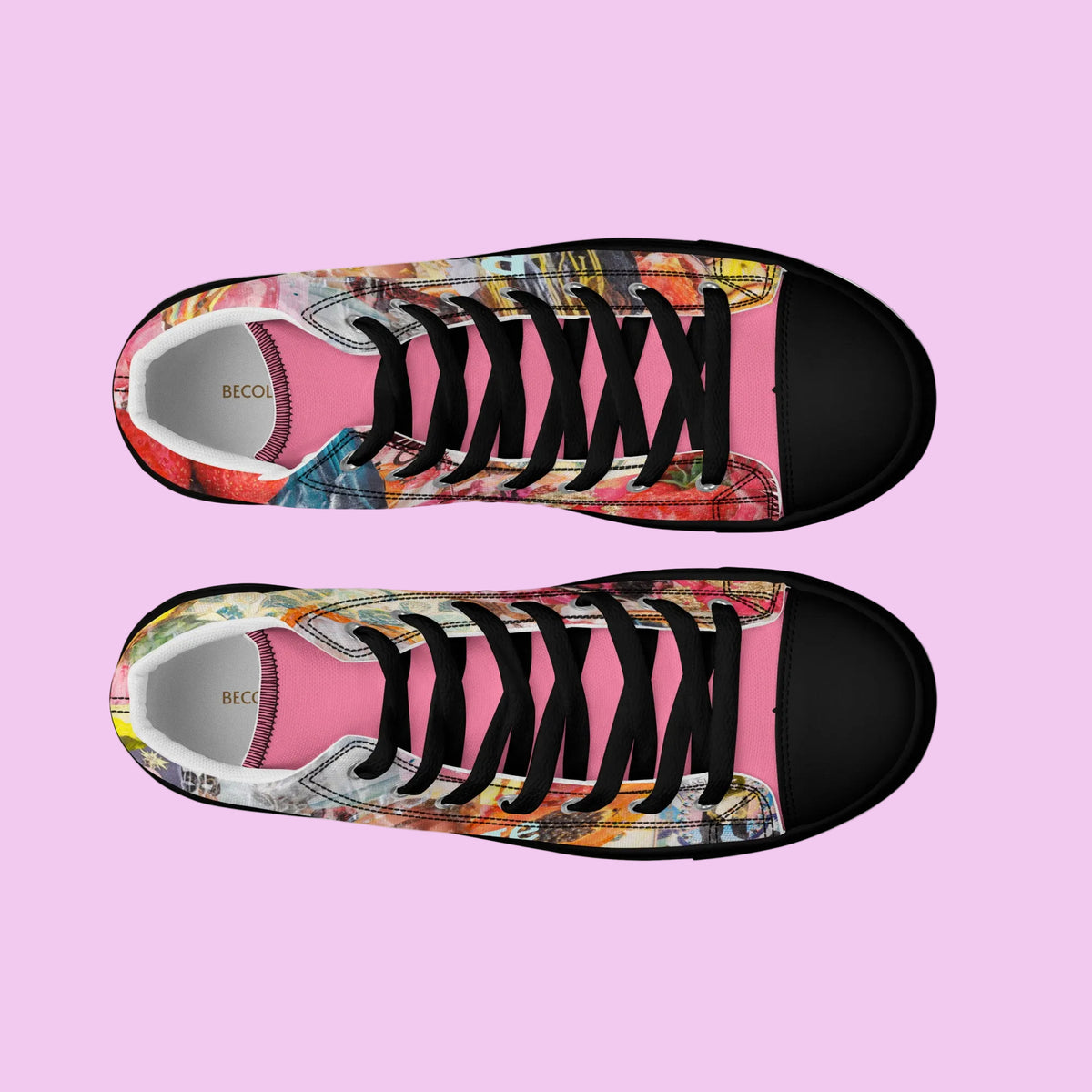 Women’s high top canvas shoes