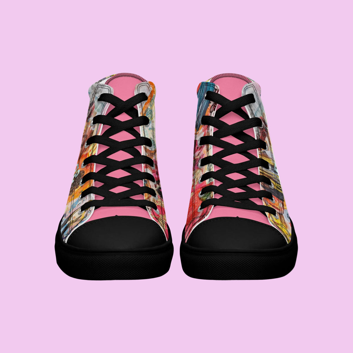 Women’s high top canvas shoes