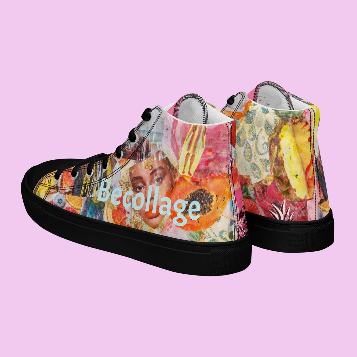 Women’s high top canvas shoes