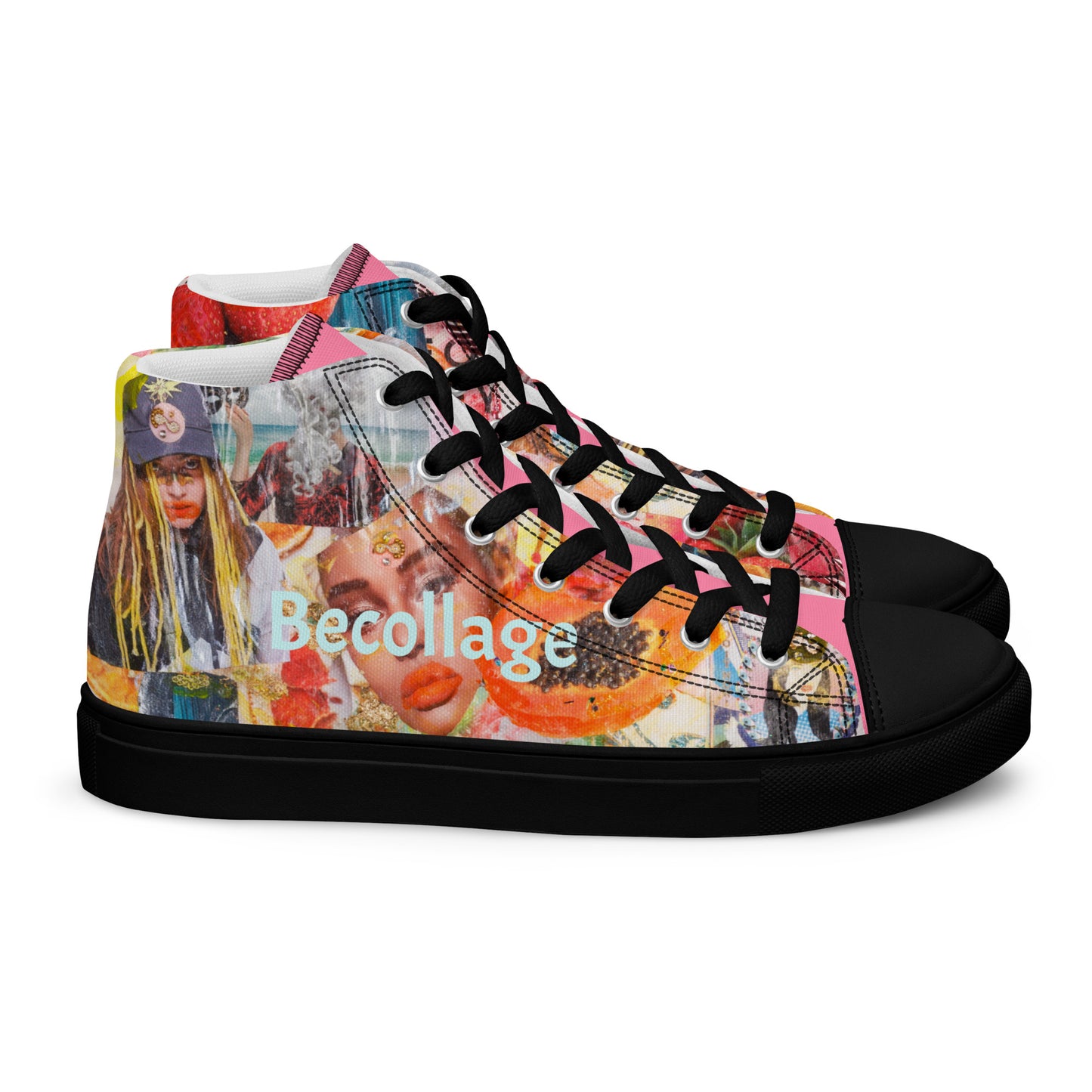 Women’s high top canvas shoes