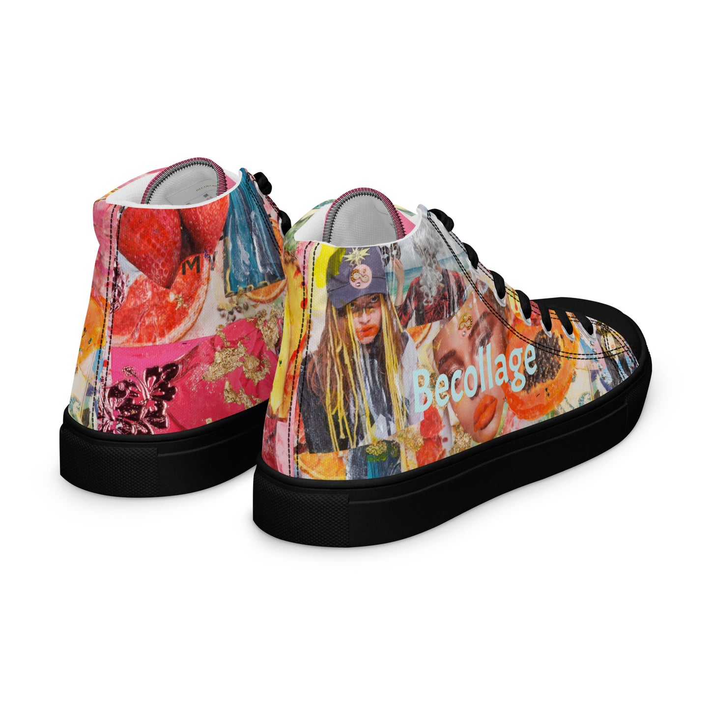 Women’s high top canvas shoes