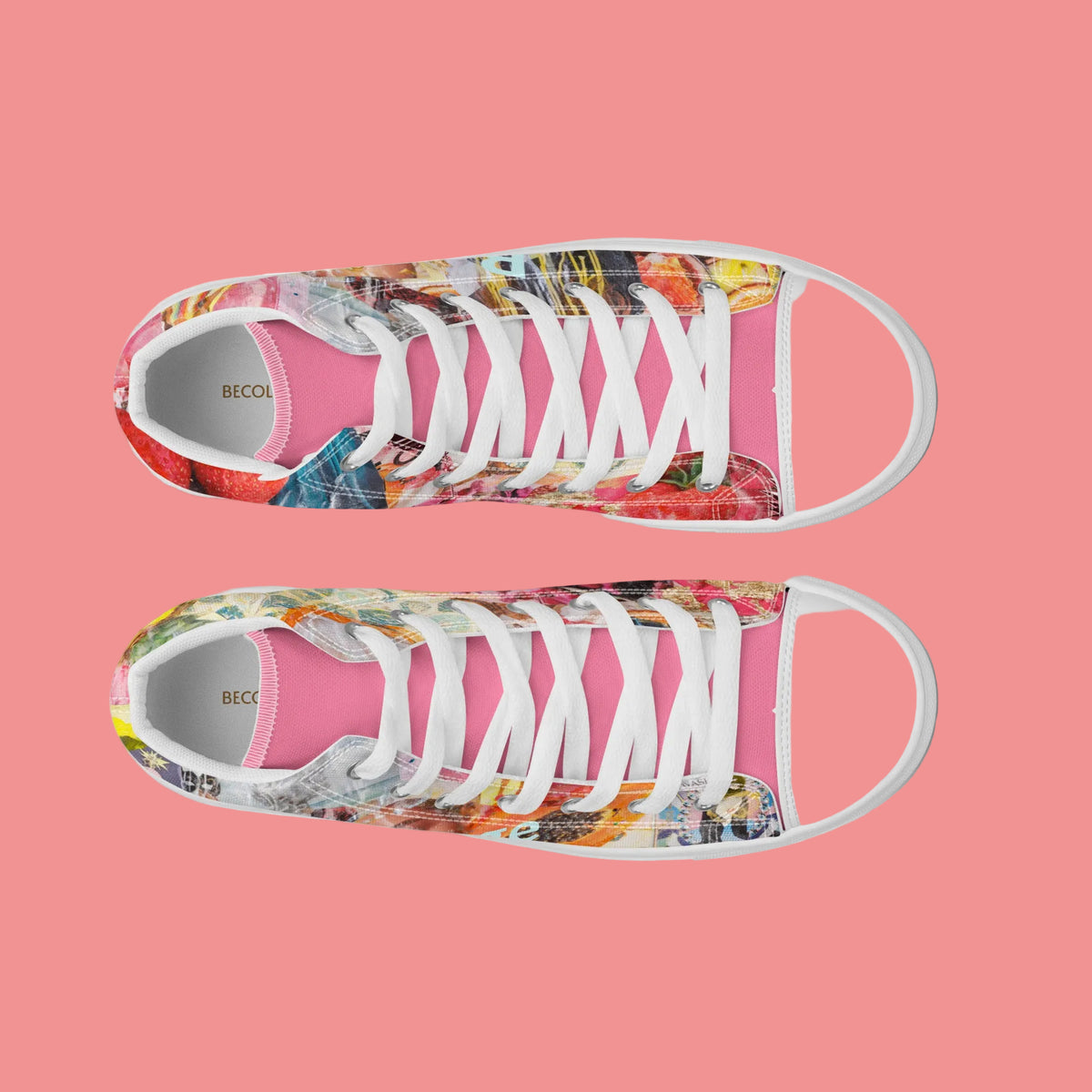 Women’s high top canvas shoes