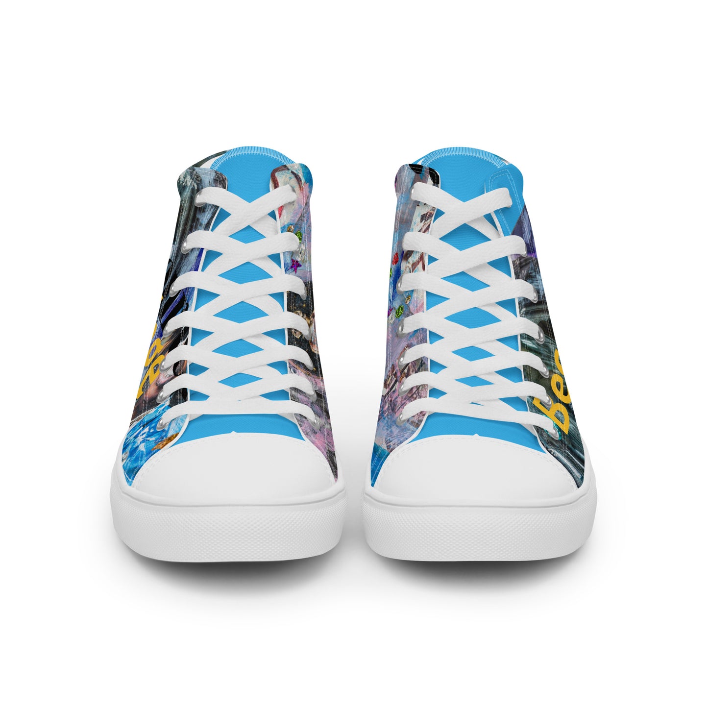 Women’s high top canvas shoes