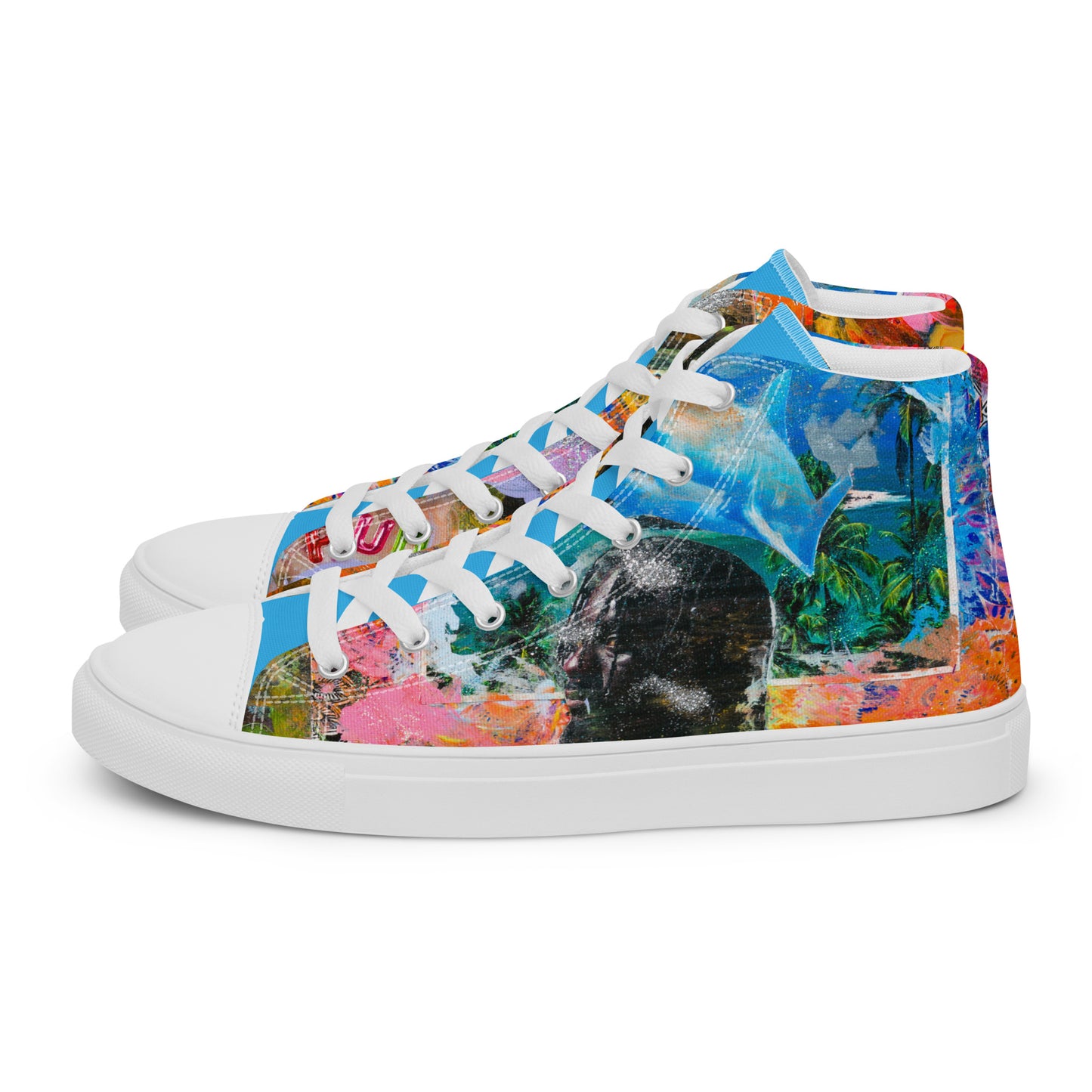 Becollage Women’s high top canvas shoes