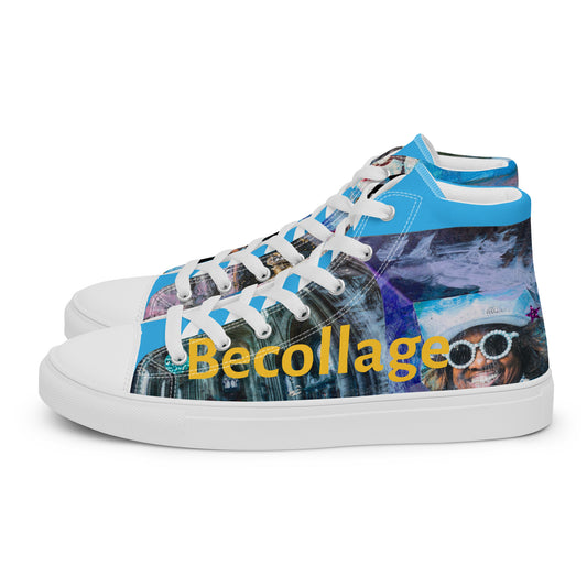 Women’s high top canvas shoes