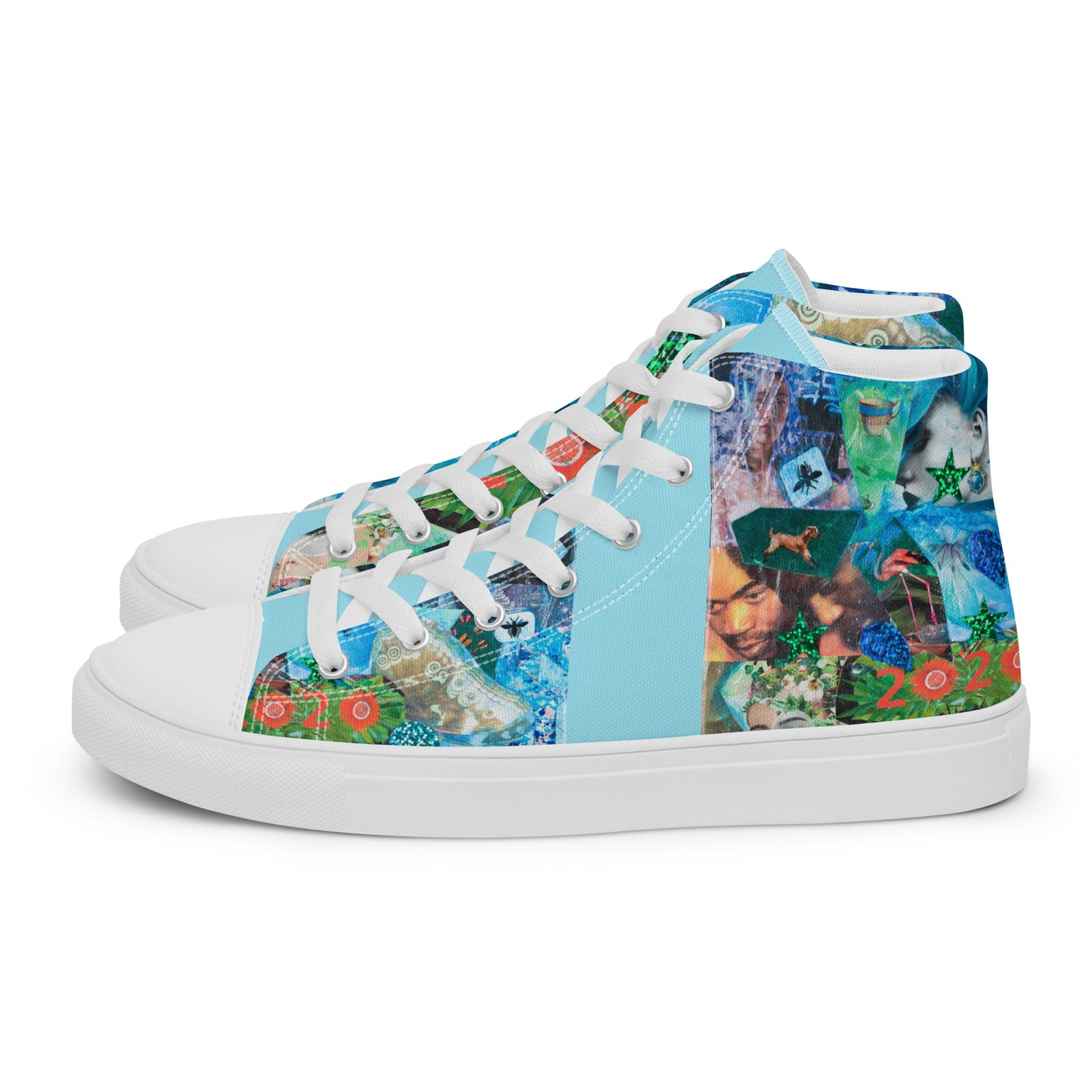 Women’s high top canvas shoes