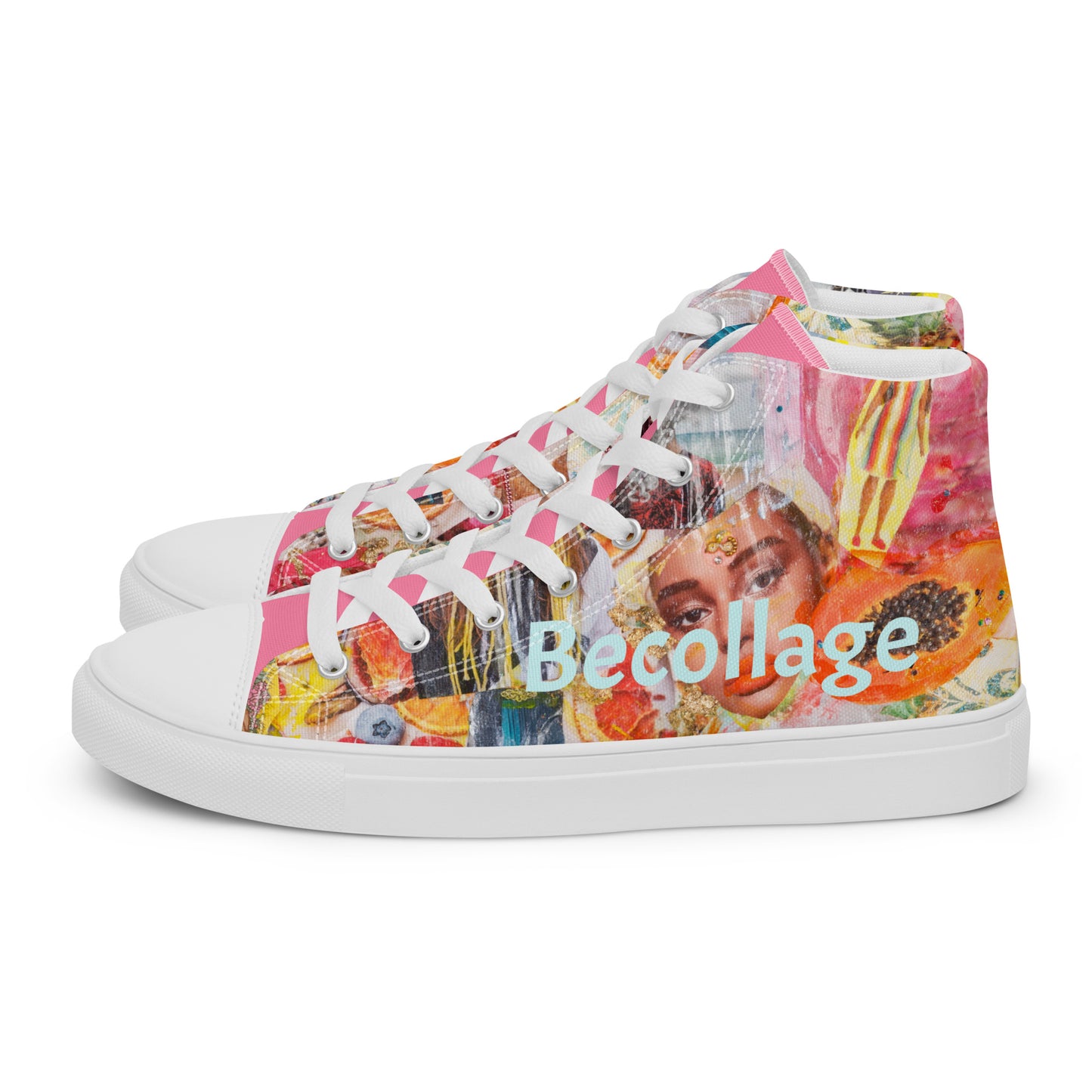 Women’s high top canvas shoes