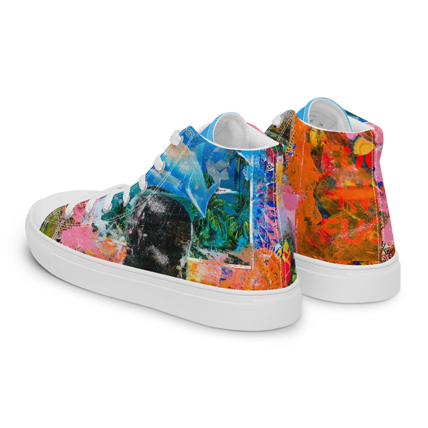 Becollage Women’s high top canvas shoes