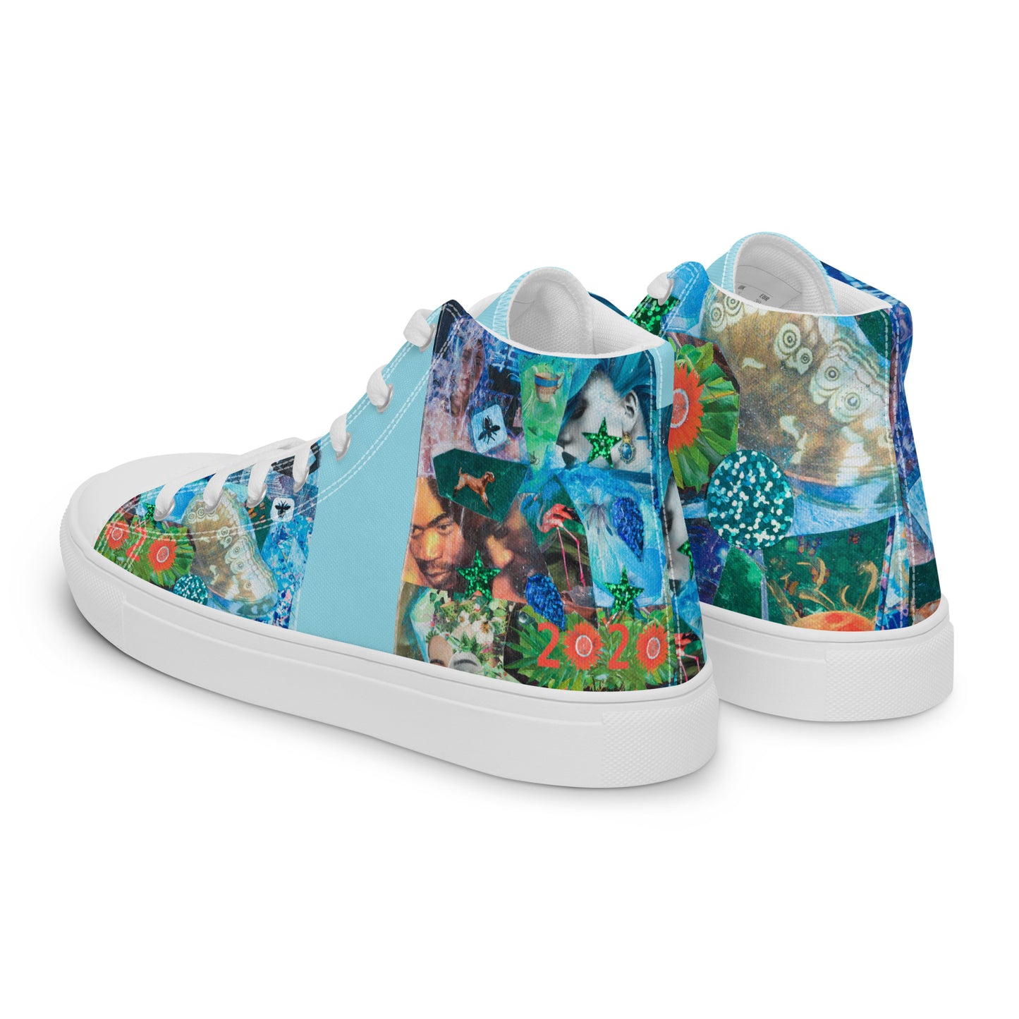 Women’s high top canvas shoes