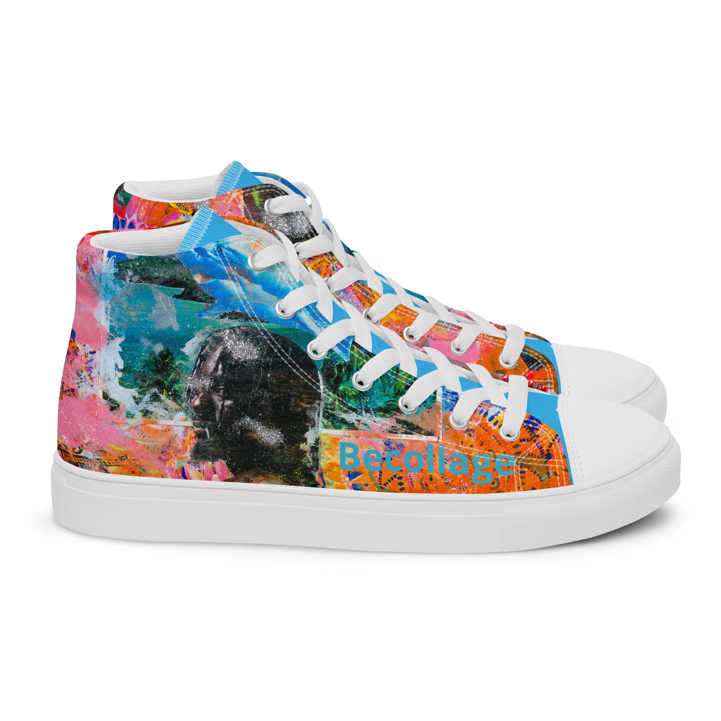 Becollage Women’s high top canvas shoes